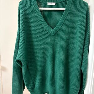 TNA Aritzia V Neck Sweater